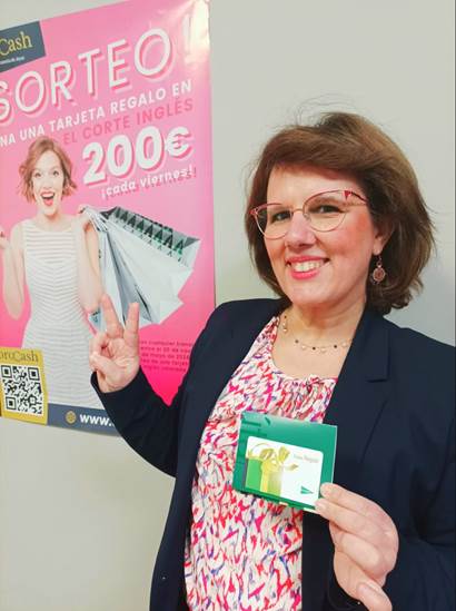Ana Isabel gana la 1º premio tarjeta regalo en Ciudad Real